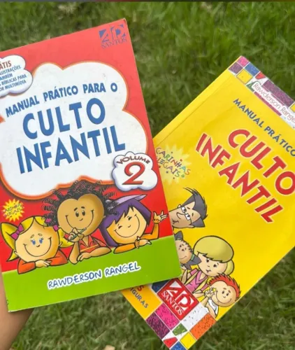 livros: manual prático para o culto infantil volume 1 e 2