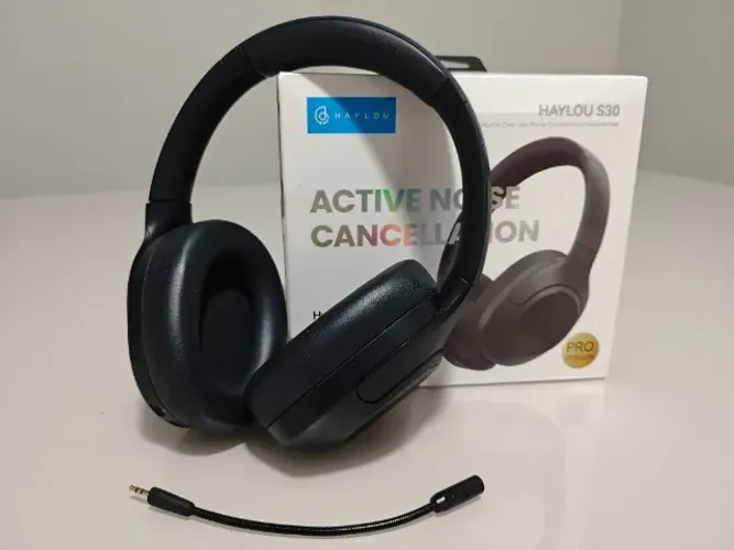 Fone de Ouvidos Haylou S30 - Headset Bluetooth 5.4 Cancelamento de Ruído