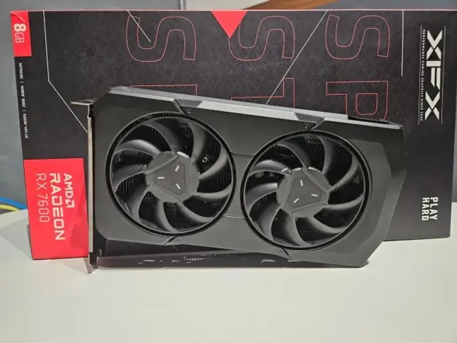 Radeon RX 7600 XFX Founders (Avalio Troca em Placa + Volta)