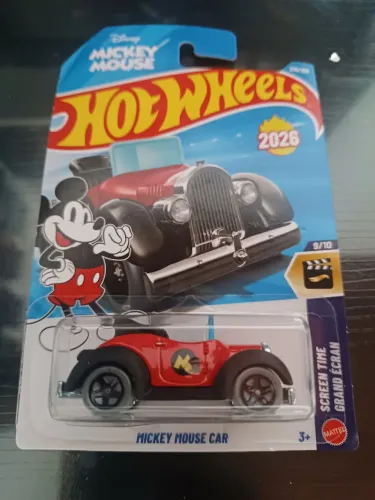Hot wheels - mickey mouse car disney - miniatura 1:64