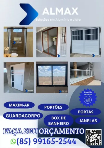 Esquadrias de Alumínio e Vidro | Portões, Janelas e Fachadas