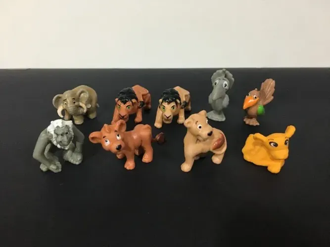 Lote Coleção O Rei Leão com 9 Unidades The Jungle Kingdom Collection Tombola Anos 90