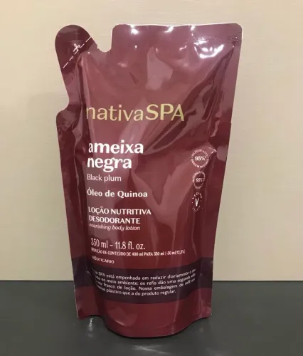 Refil Hidratante O Boticário- Nativa SPA Ameixa Negra 350ml