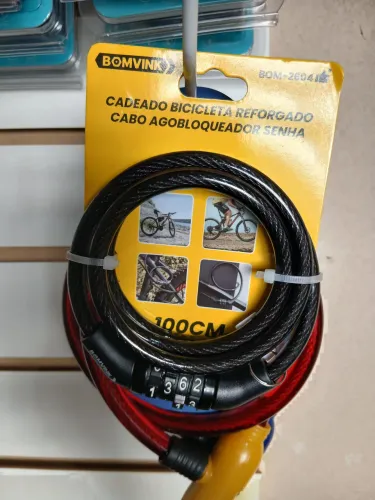 CADEADOS BIKE SEGREDO OU COM CHAVES