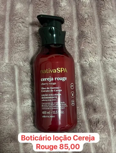 Loção corporal Cereja Rouge Boticário