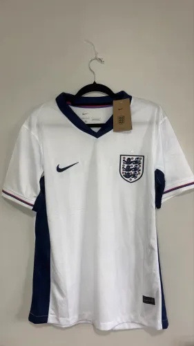 Camisa Inglaterra Home eurocopa patch 2024/25 - branca.