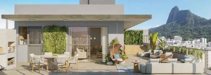 Coberturas para venda tem 250 a 416m² a com 3 ou 4 quartos em Botafogo - Rio de Janeiro -