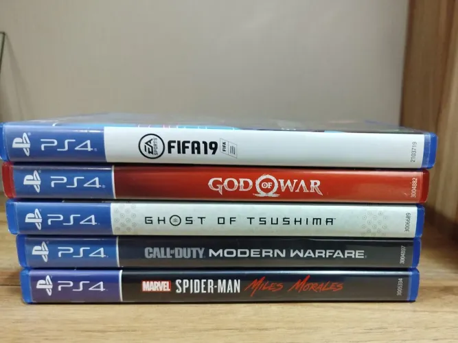 Lote de 5 Jogos PS4 (Descrição)