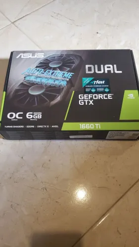 geforce 1660 ti oc asus com defeito
