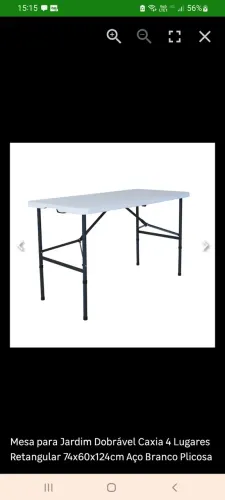 Mesa desmontável
