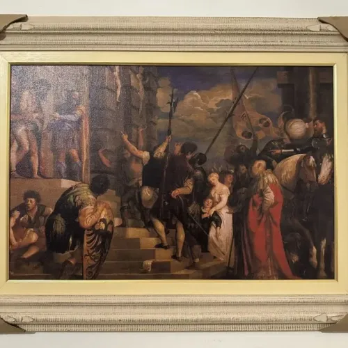 Quadro - Ecce Homo - 1543 (Pintor: Ticiano).