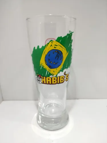 Copo Habib's promocional colecionável.
