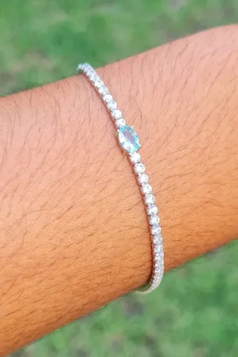 Pulseira Riviera Prata 925 c/ Ródio 