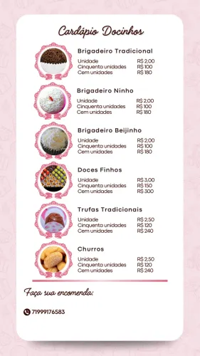 Doces para festa