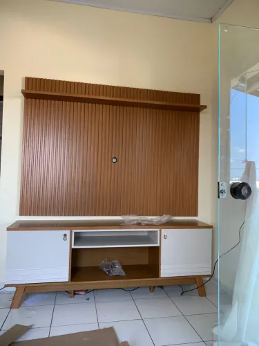 rack e painel ripado