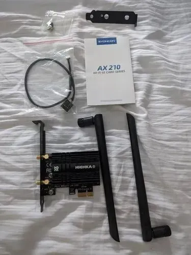 Adaptador Wi-fi 6 + Bluetooth 5.4 (Novo)