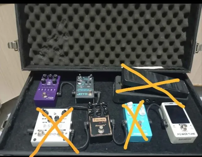 Set de Pedais para Guitarra (Pedalboard)