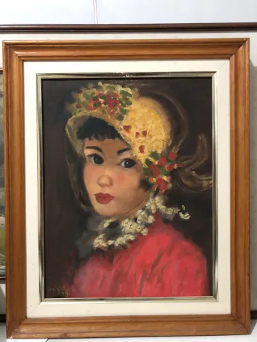 Quadro antigo pintura 
