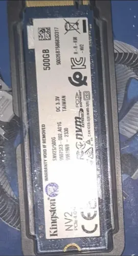 SSD NVMe Kingston 500Gb 3500Mb/s