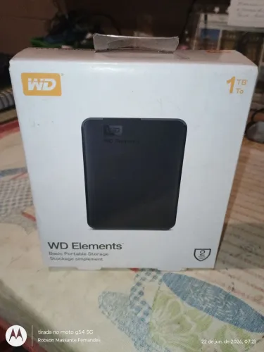 HD Externo WD Elements 1TB