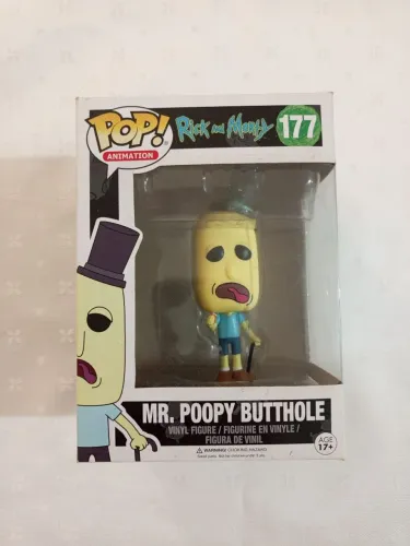 Funko Pop 177 Mr Poopy Butthole Rick & Morty Original