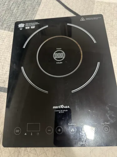 Cooktop indução 1 boca Britânia