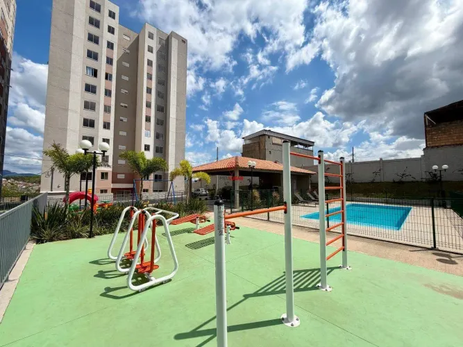 Área privativa de 02 quartos com lazer á venda no Lajinha, Ibirité/MG