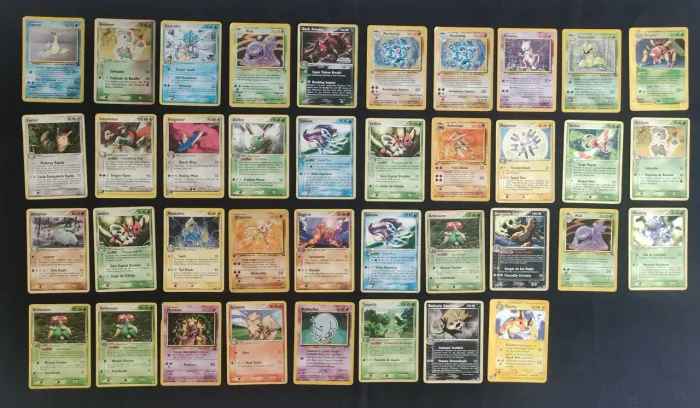 Cards Pokémon - Vintage, coleção com 38 cards