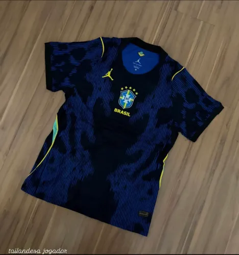 Camisa do brasil azul Modelo Jogador 2026