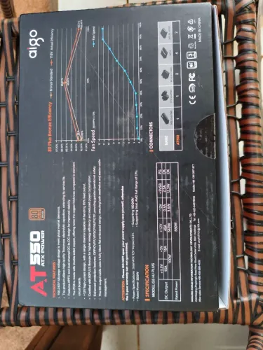 FONTE 550W SELO 80 PLUS