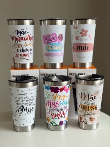 Copos térmicos para mamãe