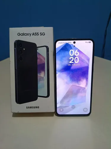 Galaxy A55 128 GB 8 GB RAM -NFC - Carregador 45 Watts <br>Rápido - Nota Fiscal -