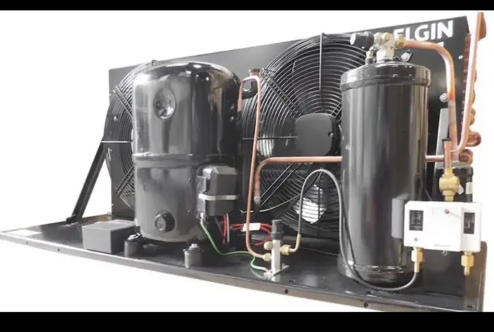 Condensadora unidade elgin 3hp trifásica para câmera fria ou máquina de picolé