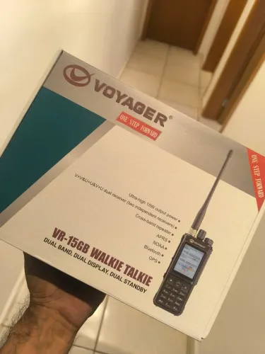 Rádio HT Voyager VR 15GB Bluetooth e GPS modelo novo