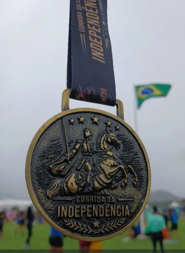 Medalhas da Corrida da Independência (13/09/26), novíssimas