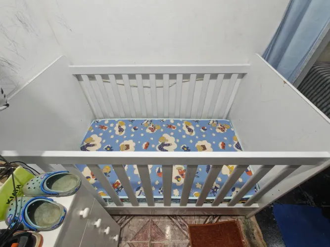 Berço bem conservado 450,00 Completo