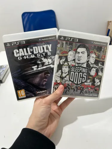 Lote Jogos Ps3 Call Of Duty Ghosts e Sleeping Dogs Ps3
