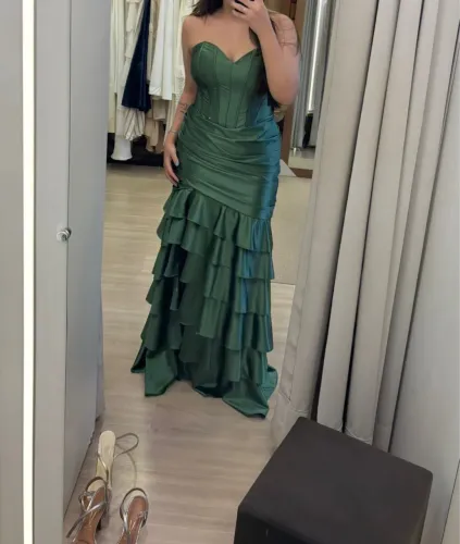 ? Vestido de Formatura Verde Esmeralda - Usado Apenas Uma Vez ?