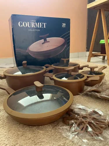 Jogo de Panela - 20 peças - Linha gourmet 