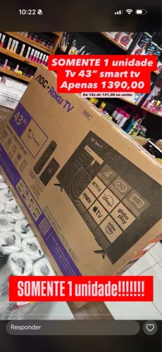 Smart TV AOC ROKKU 43? Nova 
