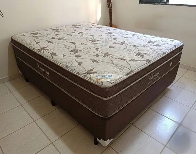 Cama Box de Casal + Colchão 