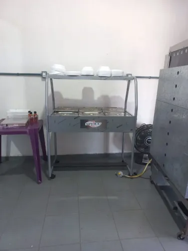 VENDO UMA Mesa Buffet Self-Service para Aquecimento 06 Cubas, Inox - Spolu SPL512 - 220V