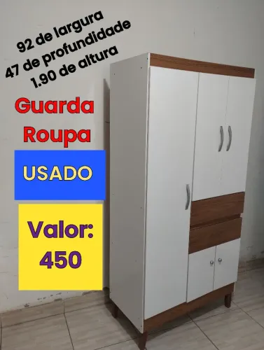 Guarda roupa USADO conservado - entrego 