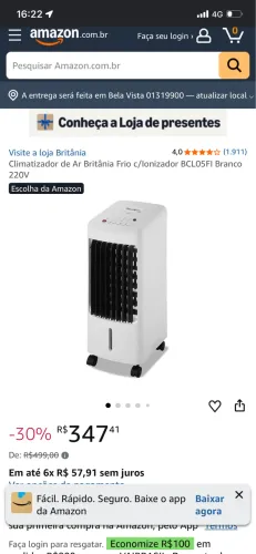 Vendo climatizador de ar