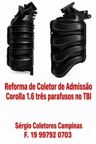 Coletor de Admissão Corolla 1.6 três parafusos no TBI