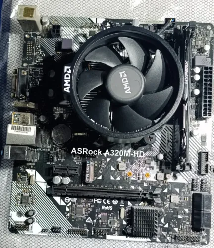 Kit Placa Mãe, Processador Ryzen 3 e Memória ddr4 Fury 8 giga