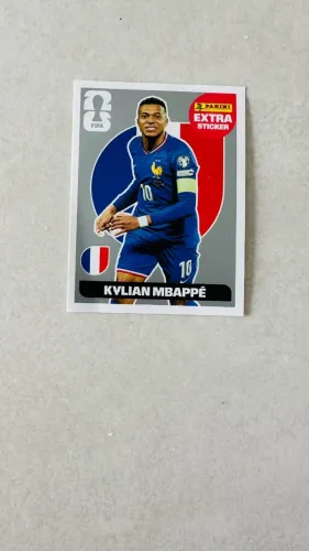 Figurinha EXTRA PRATA da copa de 2026 do Mbappe