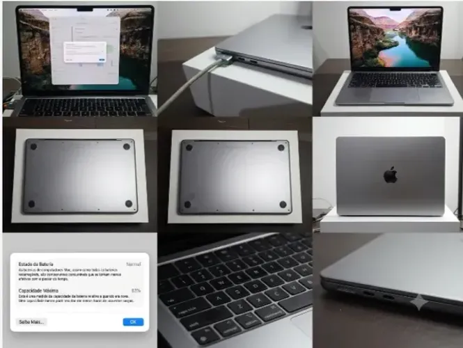 Macbook Air M2 Cinza Espacial 8GB 256 GB | Caixa Original v2