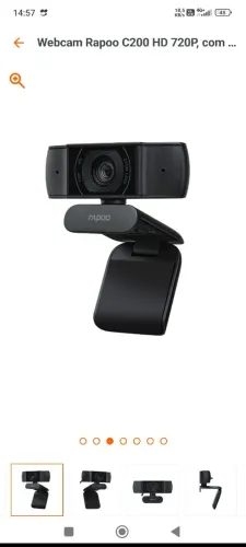 Webcam Rapoo 720p C200