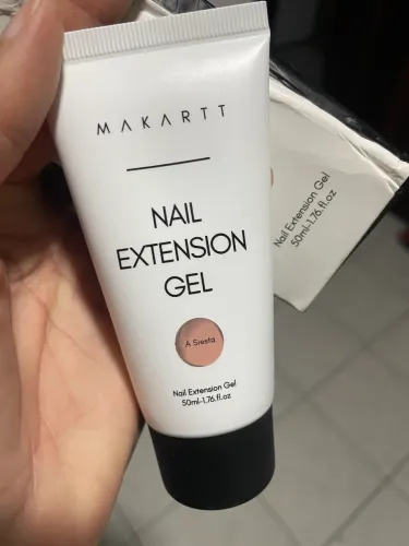 Extensão gel unhas
